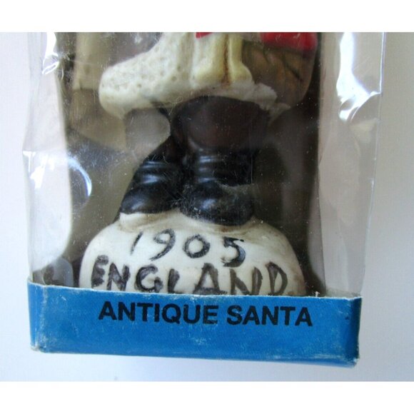 VTG Commodore Mfg.Corp. Antique Santa Collectibles 1905 England Ornament Ceramic - Picture 4 of 16